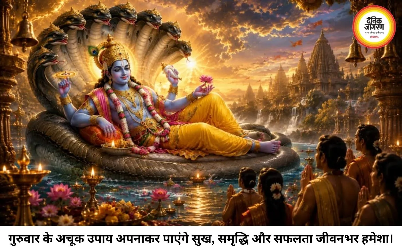 गुरुवार के अचूक उपाय: भगवान विष्णु और बृहस्पति देव की कृपा पाने के लिए करें ये सरल उपाय