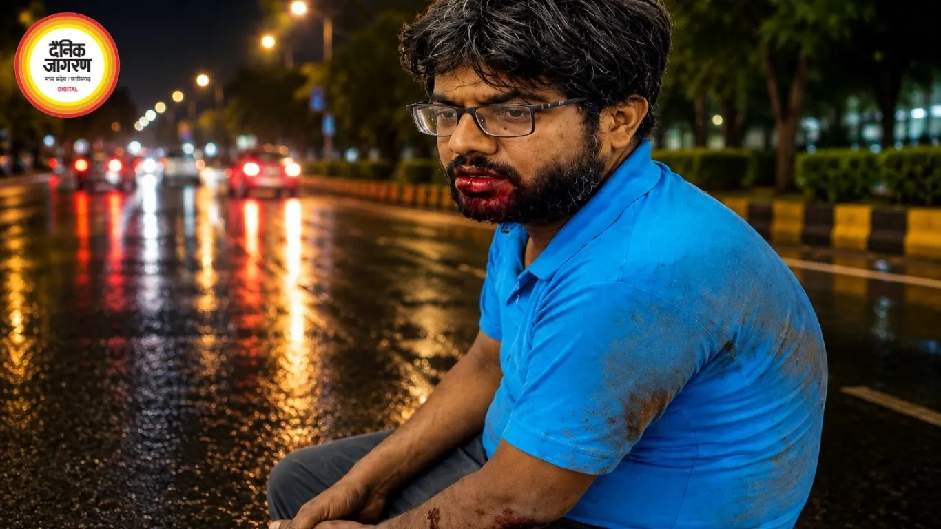 ग्वालियर क्राइम: पत्नी के सामने व्यापारी को घेरकर पीटा, नकाबपोश बदमाशों पर ₹29,800 लूटने का आरोप