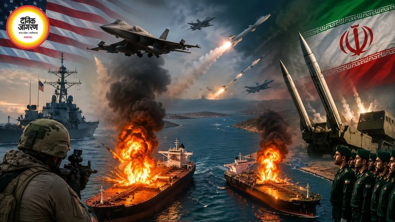 Iran-US War: होर्मुज में 2 तेल टैंकरों में विस्फोट का दावा, सातवीं रात भी ईरान पर अमेरिकी हमले