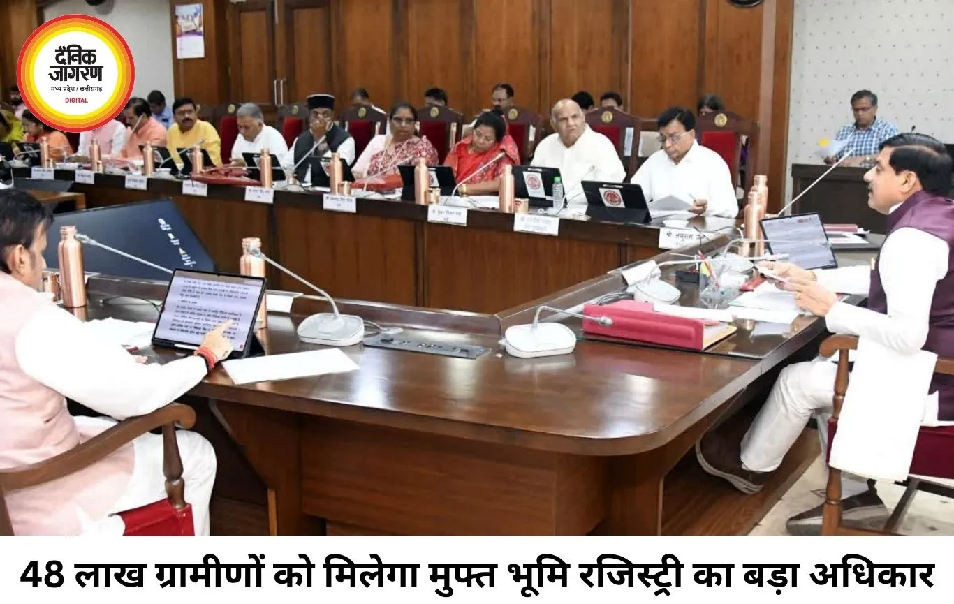 एमपी के 48 लाख ग्रामीण परिवारों को बड़ी सौगात, अब मुफ्त होगी भूमि रजिस्ट्री