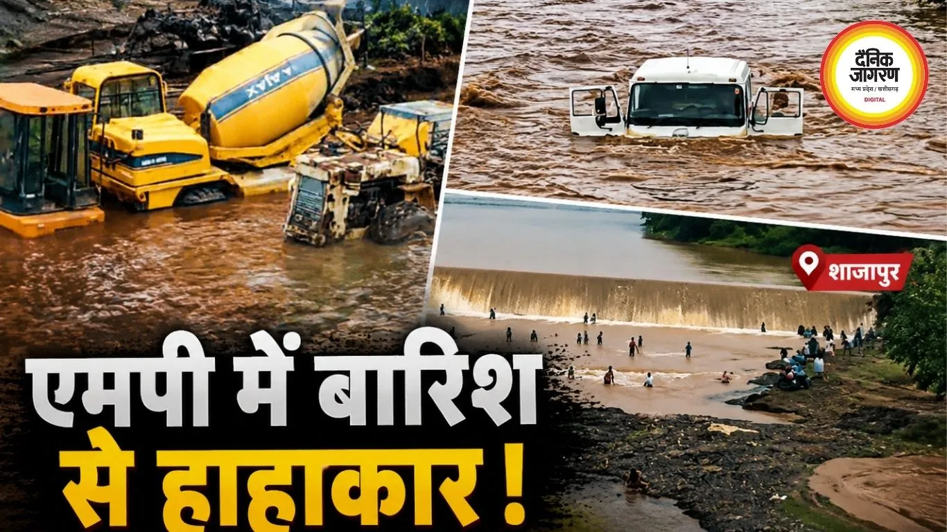 मध्य प्रदेश में मानसून का कहर, उफनाई नदियों ने बढ़ाई मुश्किलें; कई जिलों में भारी बारिश का हाई अलर्ट