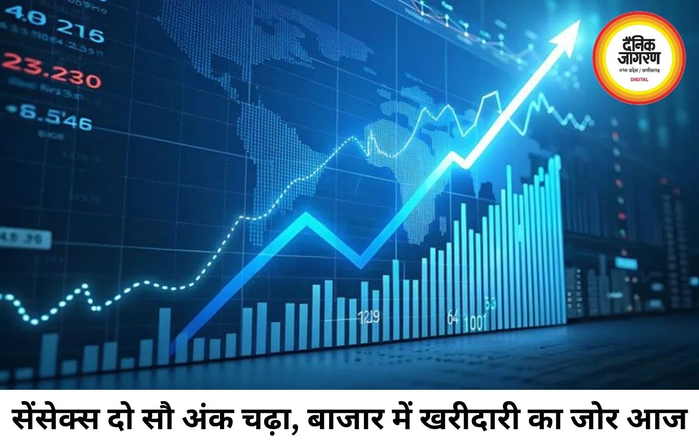 सेंसेक्स 200 अंक चढ़ा, IT और बैंकिंग शेयरों में खरीदारी से बाजार मजबूत