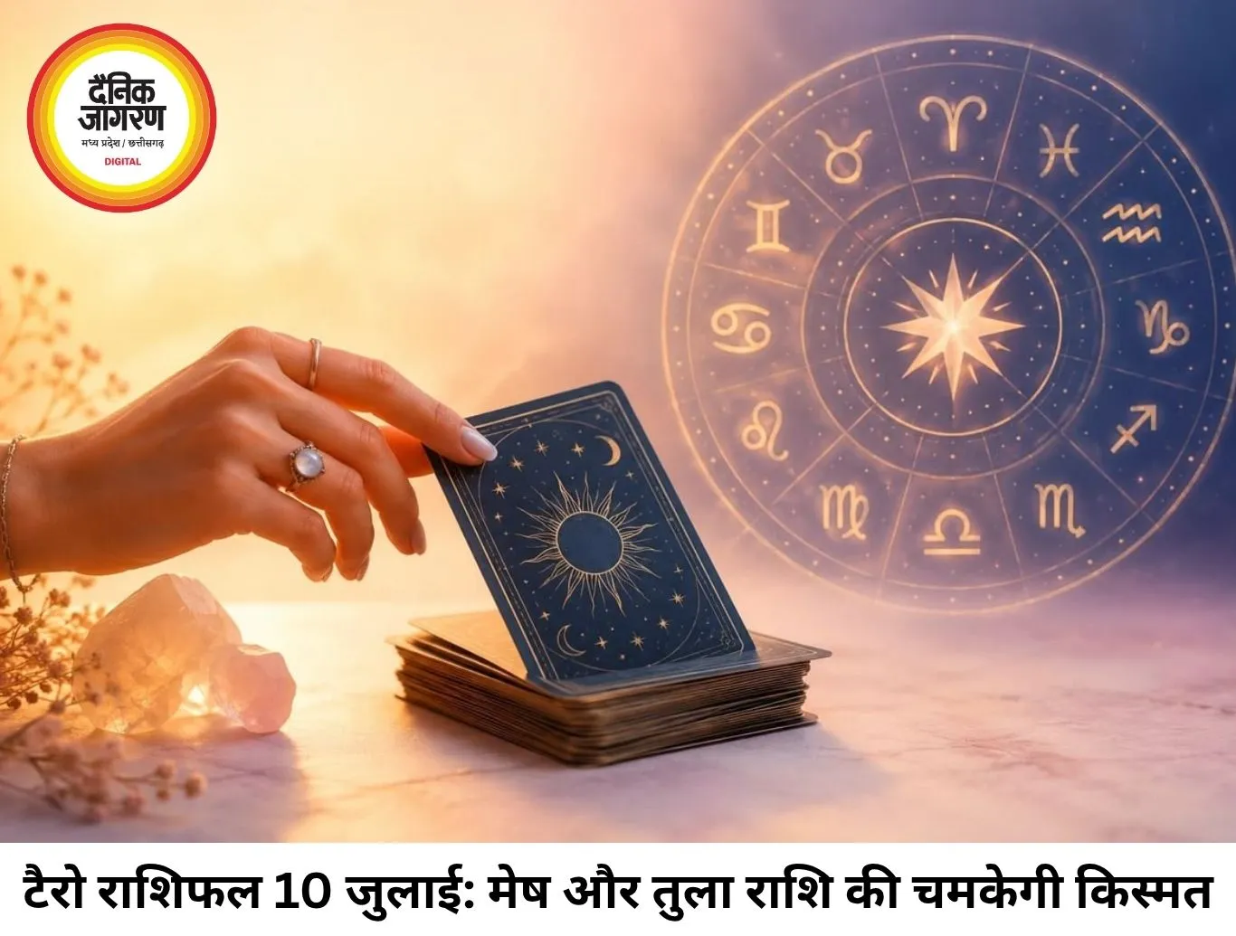 टैरो राशिफल 10 जुलाई 2026: आज इन 4 राशियों के खुलेंगे भाग्य के द्वार, 'द स्टार' और 'स्ट्रेंथ' कार्ड से चमकेगा करियर