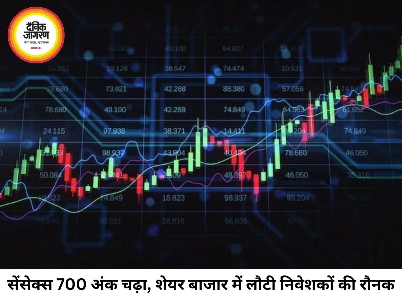 शेयर बाजार में जोरदार उछाल, सेंसेक्स 700 अंक चढ़ा; आईटी और मेटल शेयरों में दिखी मजबूत खरीदारी