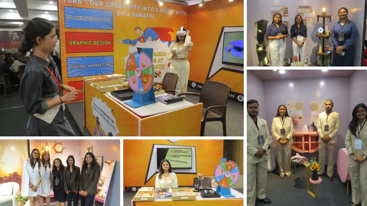 सूरत में IIFD की 'आरासा' प्रदर्शनी में विद्यार्थियों ने दिखाई रचनात्मक प्रतिभा