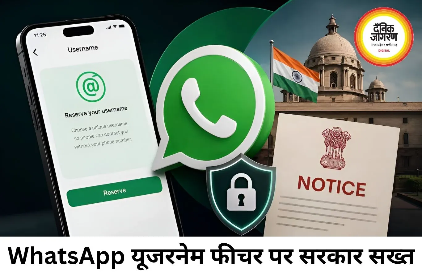 WhatsApp के यूजरनेम फीचर पर सरकार की सख्ती, मेटा को नोटिस जारी कर तीन दिन में मांगा जवाब