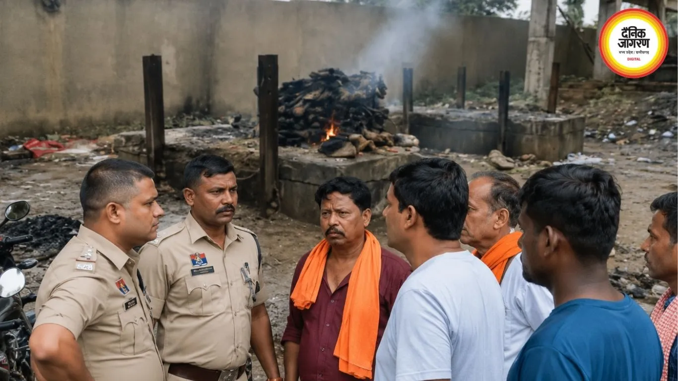 मुक्तिधाम में पालतू कुत्ते के दाह संस्कार पर विवाद, निगम कर्मचारी पर कार्रवाई