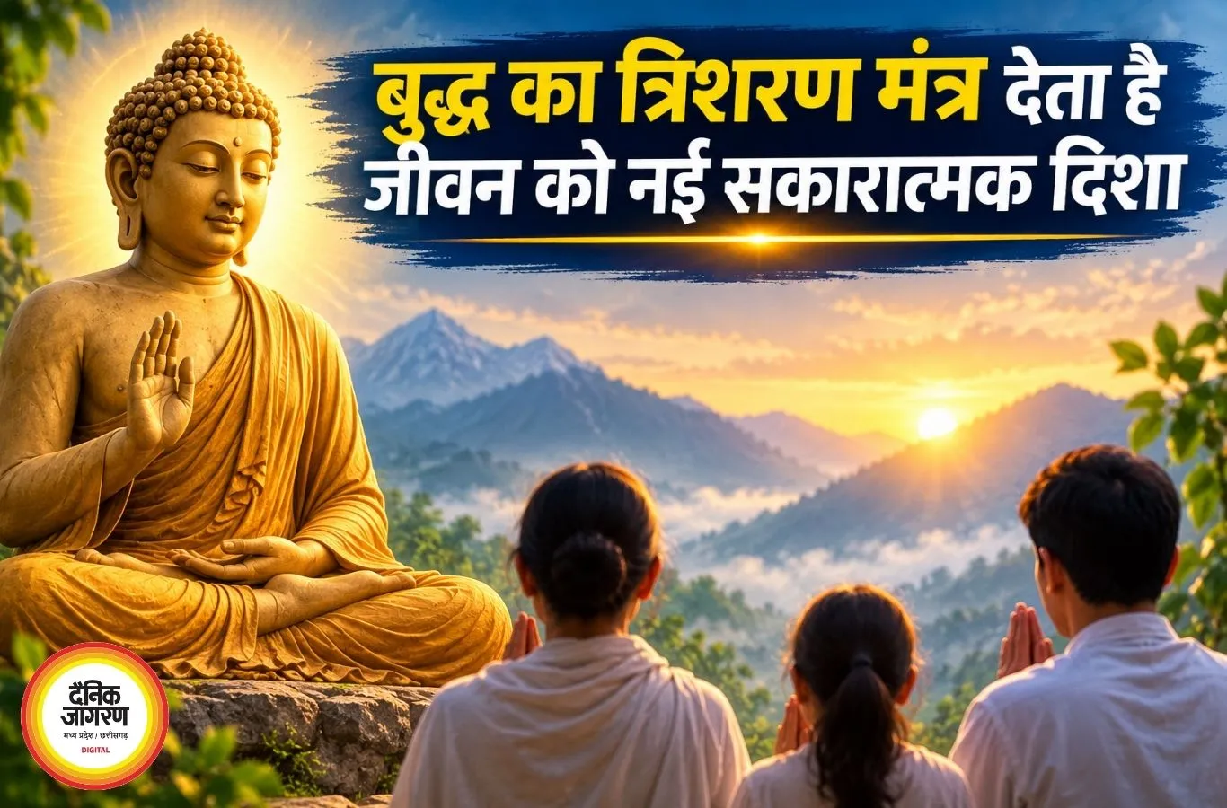 'बुद्धं शरणं गच्छामि' का संदेश: शांति, करुणा और आत्मज्ञान की राह दिखाने वाला अमर मंत्र
