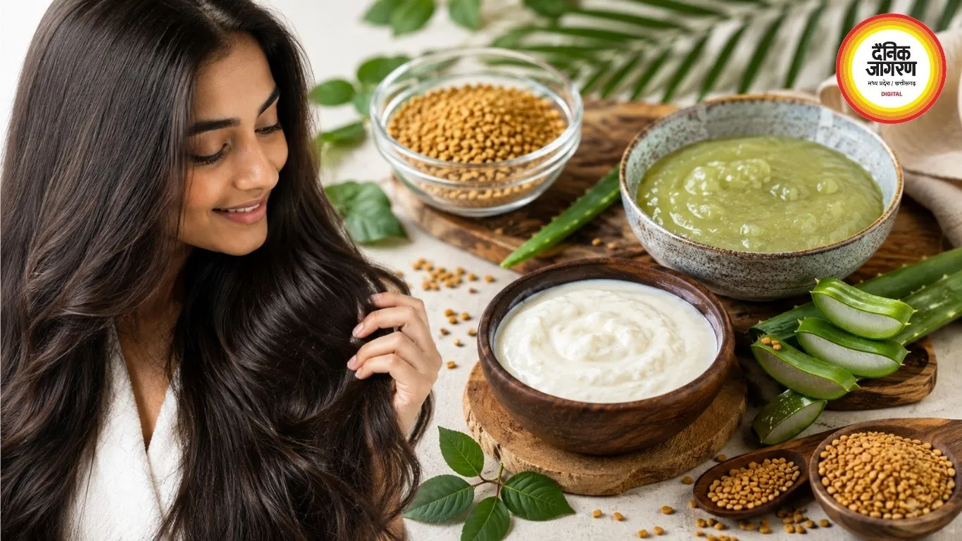 DIY Hair Mask: दही, मेथी और एलोवेरा से बनाएं नेचुरल हेयर मास्क, फ्रिजी और रूखे बालों के लिए आजमाएं ये तरीके