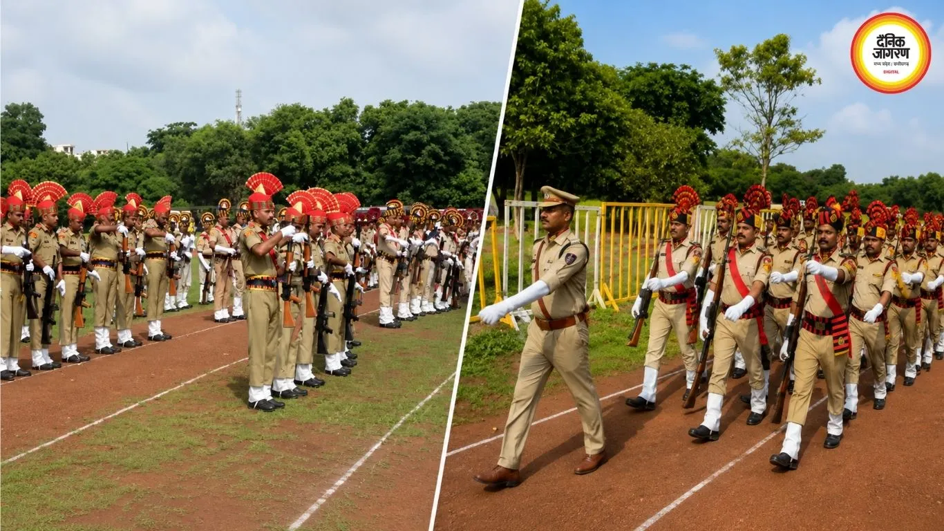ग्वालियर में स्वतंत्रता दिवस की फुल ड्रेस रिहर्सल, जवानों ने दिखाया दम