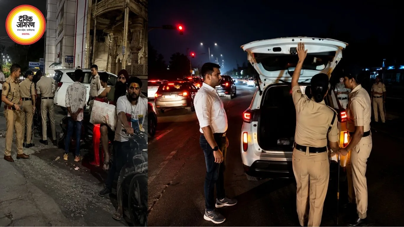 स्वतंत्रता दिवस से पहले रायपुर में सख्ती, 43 जगह पुलिस की नाकेबंदी