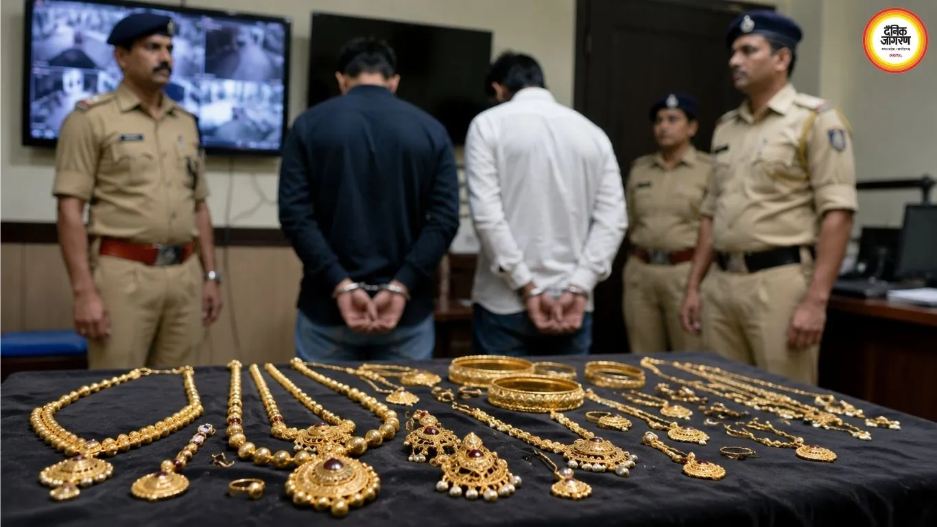 इंदौर में चोरी के गहने बेचने से पहले दो आरोपी गिरफ्तार, ₹30 लाख का माल बरामद