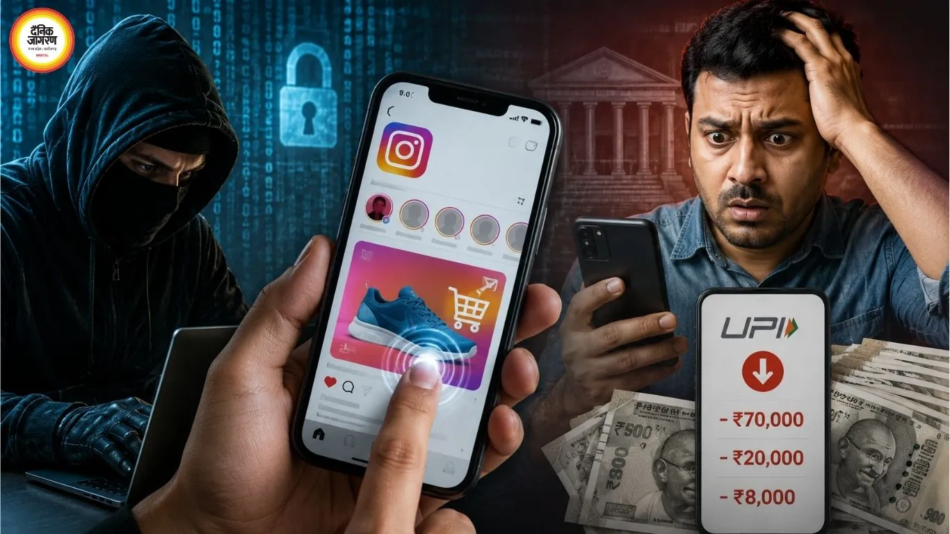इंस्टाग्राम का विज्ञापन बना साइबर ठगी का रास्ता, मोबाइल हैंग होते ही खाते से निकल गए ₹98 हजार