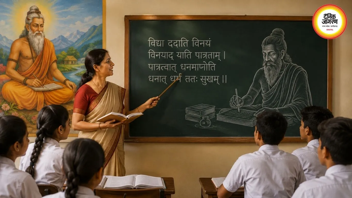MP के स्कूलों में संस्कृत पढ़ने के लिए छात्रों को करेंगे प्रेरित