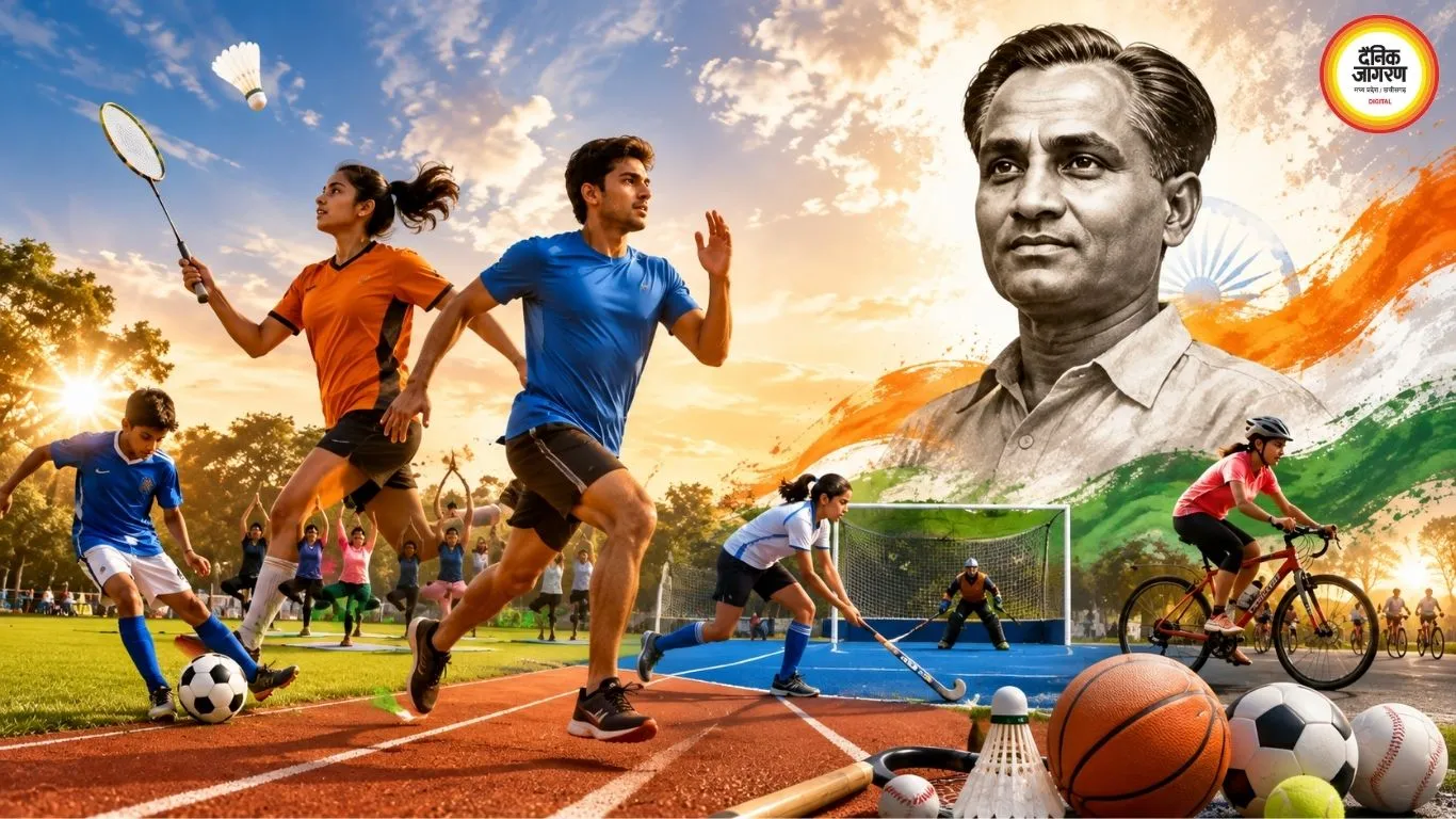 राष्ट्रीय खेल दिवस 2026: 28 अगस्त से शुरू होगा तीन दिवसीय राष्ट्रव्यापी अभियान