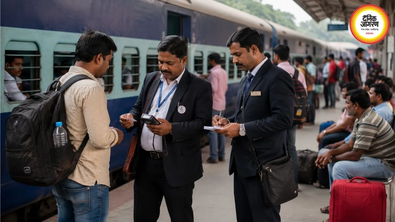 बिलासपुर-पेंड्रारोड में टिकट चेकिंग: 114 यात्री बिना टिकट मिले, ₹79,510 वसूले