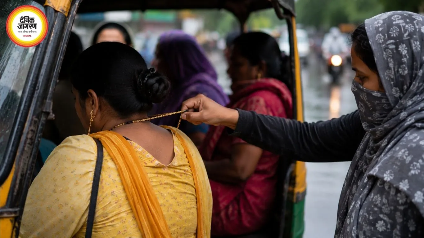 रायपुर में ई-रिक्शा में चेन चोरी का आरोप, 6 महिलाओं पर शक; सहायक संचालक की सोने की चेन गायब