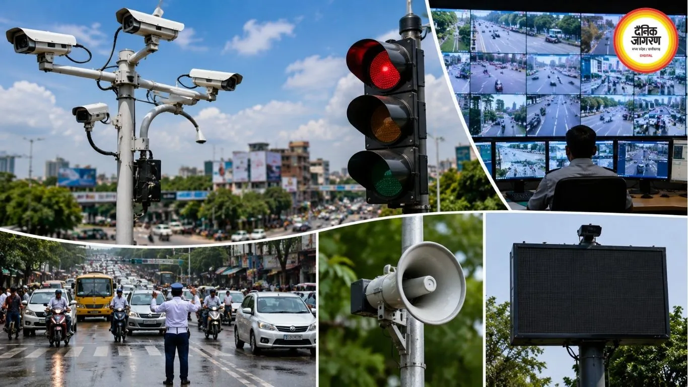 रायपुर का स्मार्ट ट्रैफिक सिस्टम बेहाल, 48 कैमरे और 10 सिग्नल बंद