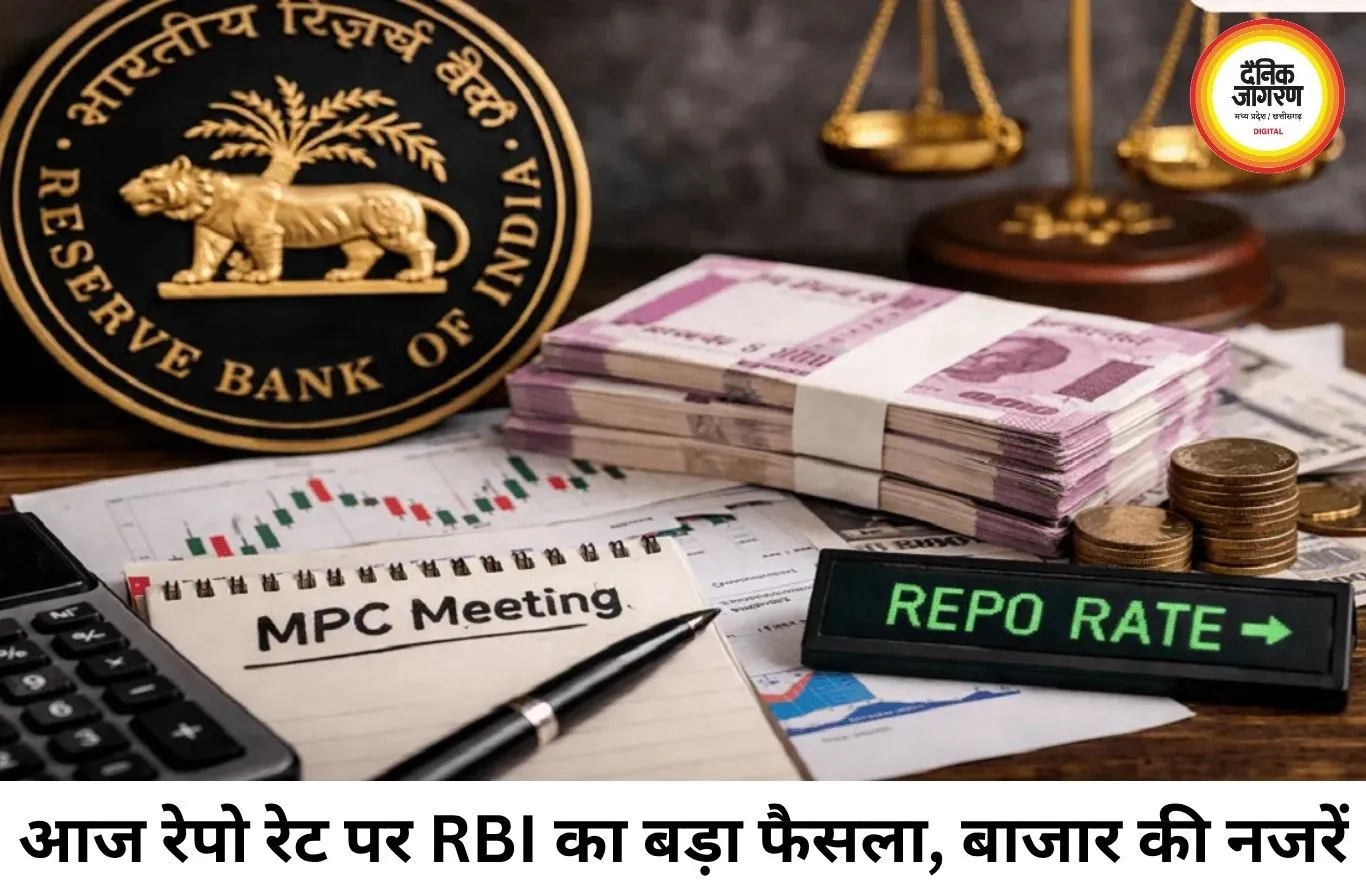 RBI MPC Meeting 2026: क्या बदलेगी ब्याज दर? आज 10 बजे गवर्नर करेंगे बड़ा ऐलान, रेपो रेट 5.25% पर रहने की उम्मीद