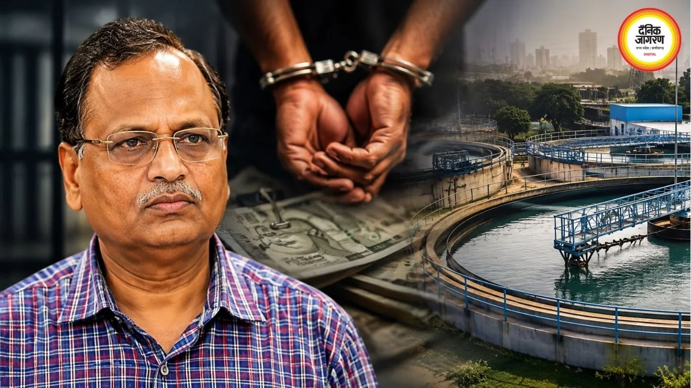 सत्येंद्र जैन फिर गिरफ्तार, दिल्ली जल बोर्ड टेंडर में गड़बड़ी का आरोप