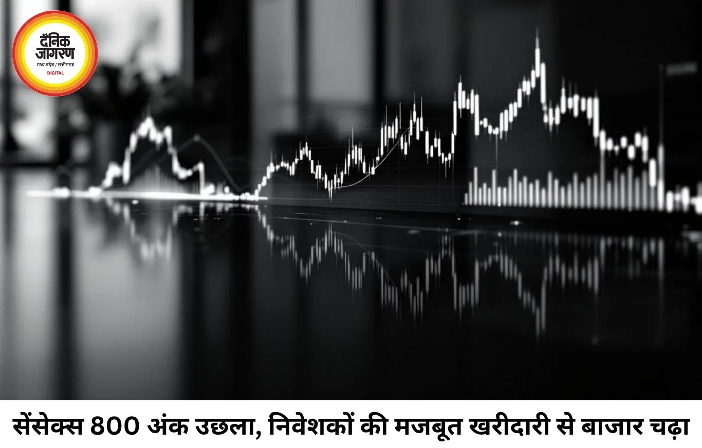 शेयर बाजार में जोरदार उछाल, सेंसेक्स 800 अंक चढ़ा; निफ्टी 24,576 के पार पहुंचा