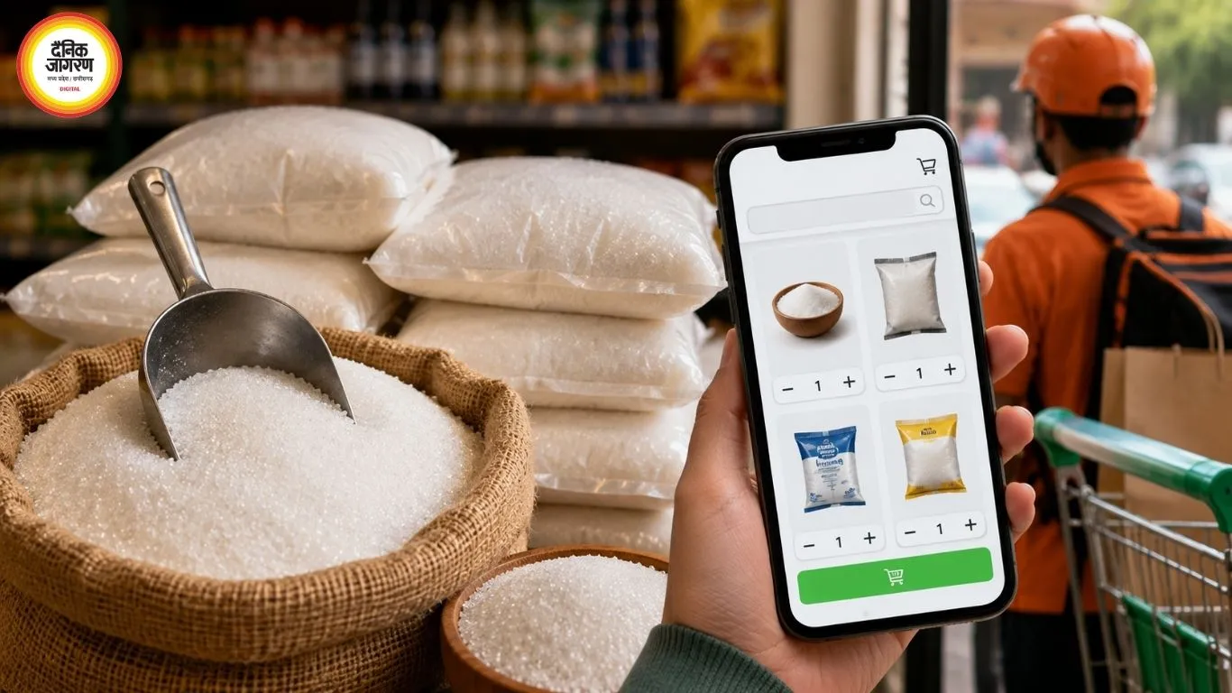 चीनी खरीद पर लिमिट, Blinkit-Swiggy से 2 से 5 किलो तक ही ऑर्डर; दाम ₹65 के पार