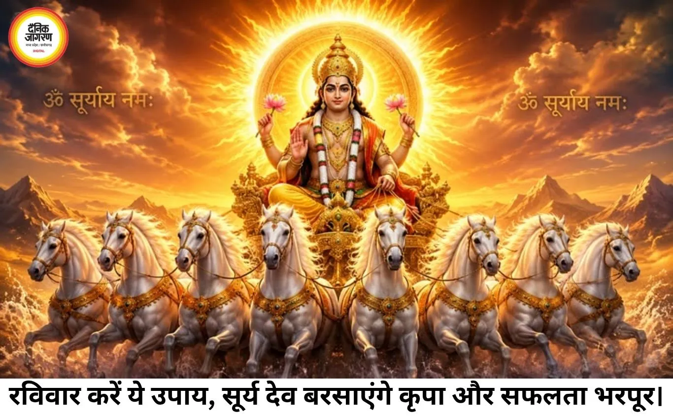 रविवार के अचूक उपाय: सूर्य देव की कृपा पाने के लिए करें ये सरल उपाय, दूर होंगी बाधाएं और बढ़ेगा मान-सम्मान
