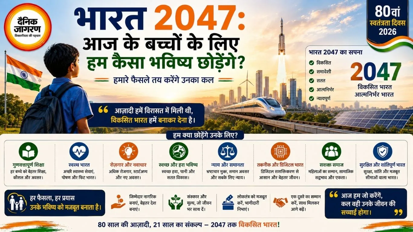 भारत 2047: आज के बच्चों के लिए हम कैसा भविष्य छोड़ेंगे?