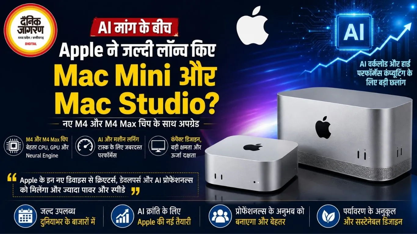 AI मांग के बीच Apple ने जल्दी लॉन्च किए Mac Mini और Mac Studio?