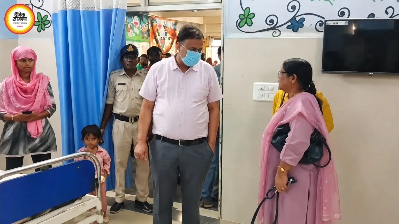 पदभार संभालते ही एक्शन में आए अपर कलेक्टर, मैहर सिविल अस्पताल का किया औचक निरीक्षण