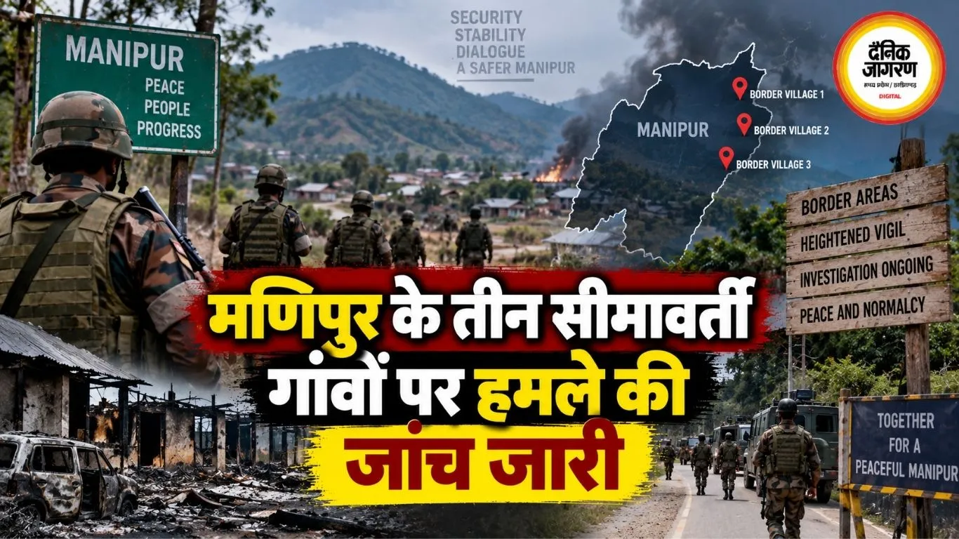 मणिपुर के तीन सीमावर्ती गांवों पर हमले की जांच जारी