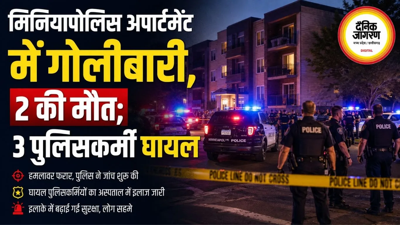 मिनियापोलिस अपार्टमेंट में गोलीबारी, 2 की मौत; 3 पुलिसकर्मी घायल