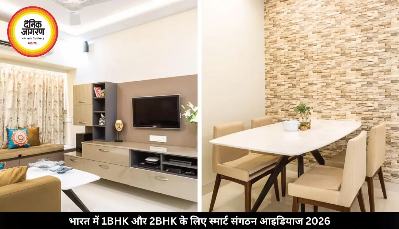 छोटी भारतीय फ्लैट्स के लिए संगठन आइडियाज