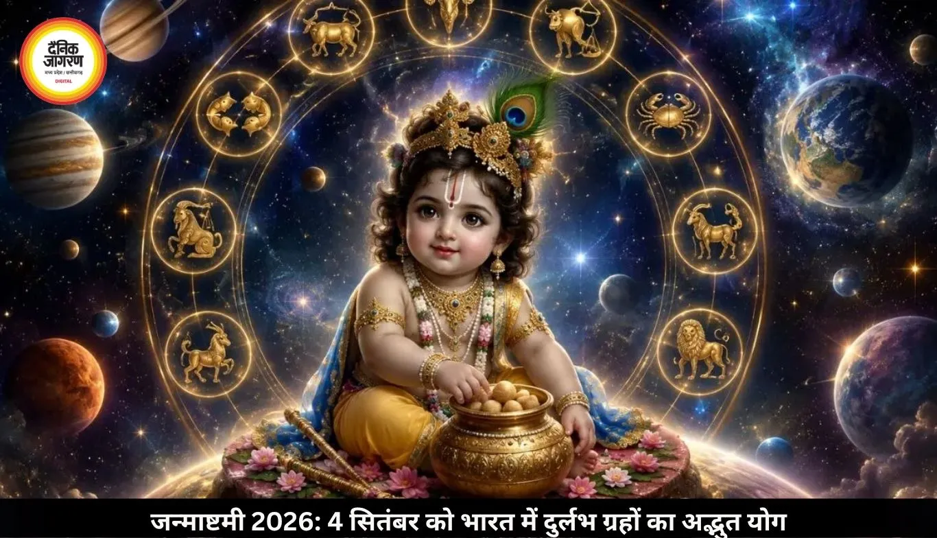 जन्माष्टमी 2026: दुर्लभ ग्रहीय संयोग से बन रहा 'द्वापर युग' जैसा अलौकिक योग