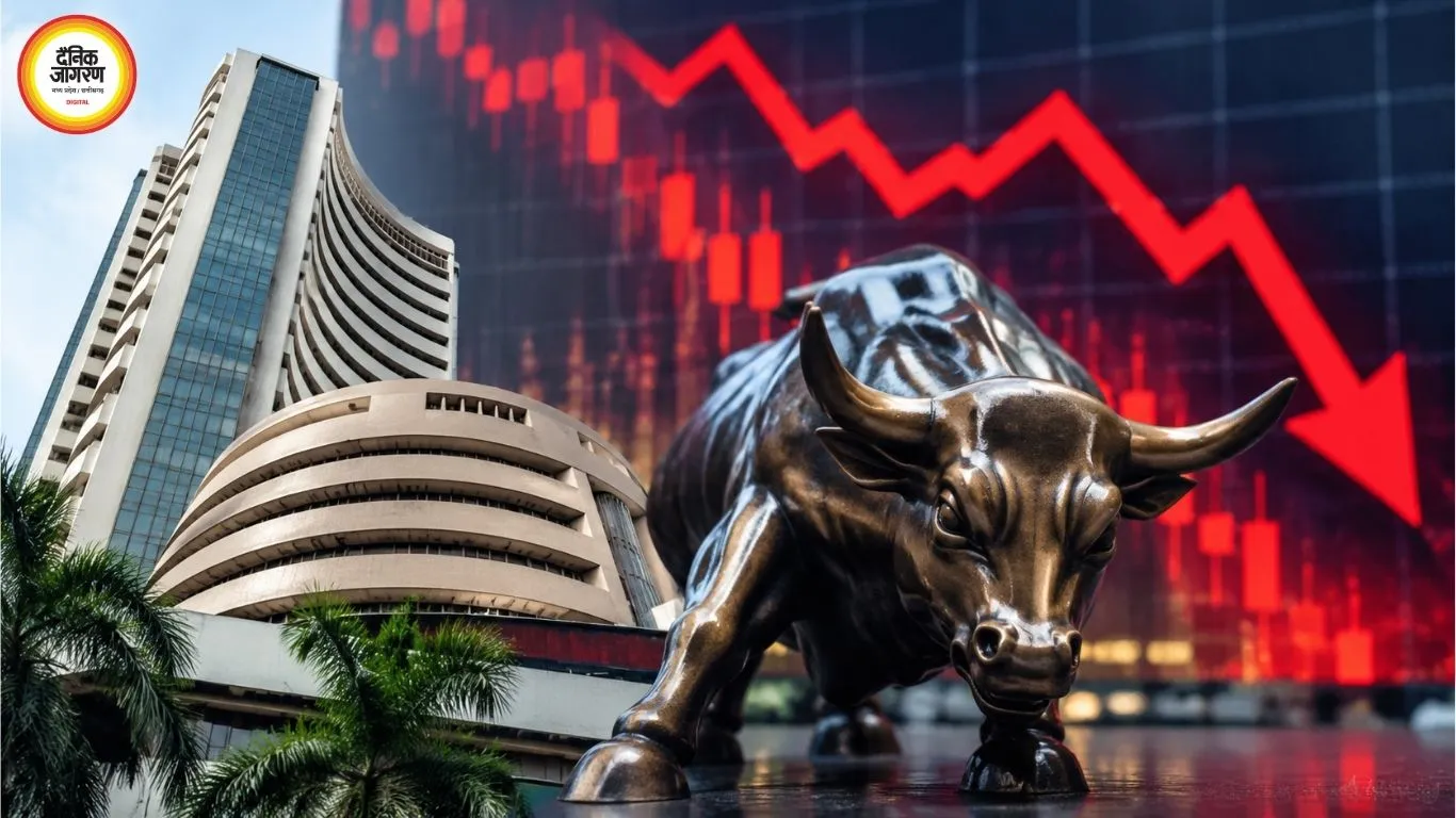 शेयर बाजार में दबाव, सेंसेक्स 350 अंक फिसला; निफ्टी 23,800 के नीचे आया