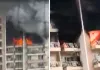 नोएडा की IVY काउंटी सोसाइटी में भीषण आग, 12वीं मंजिल से उठीं लपटें, 2 फ्लैट जलकर खाक