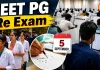 NEET-PG 2026 परीक्षा संपन्न, 2.65 लाख से ज्यादा उम्मीदवार हुए शामिल; जयपुर में 2,445 अभ्यर्थियों का 5 सितंबर को री-एग्जाम
