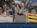 खाद वितरण केंद्र पर हार्ट अटैक से गिरे किसान को CPR देकर आरक्षक ने बचाई जान