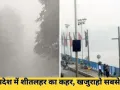 मध्यप्रदेश में ठिठुरन बढ़ी: खजुराहो में पारा 3.4 डिग्री, 15 से ज्यादा जिलों में कोहरे का असर