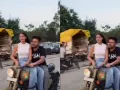 ओए इंदौरी का स्टंट वीडियो वायरल, टंकी पर बैठकर बिना हेलमेट चलाई बाइक