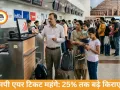 एमपी में एयर टिकट महंगे: युद्ध असर से किराए 25% तक बढ़े