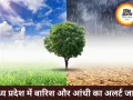 मध्य प्रदेश में मौसम बदलेगा करवट, आंधी-बारिश के साथ राहत के आसार