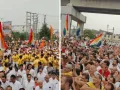 चतुर्मास के लिए भोपाल पहुंचे आचार्य समय सागर महाराज, 20 मुनियों के संघ का भव्य मंगल प्रवेश; भक्ति में डूबा जैन समाज