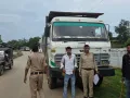 सीधी में अवैध खनन पर प्रशासन का बड़ा एक्शन, संयुक्त अभियान में 7 वाहन जब्त