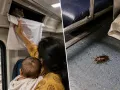 इंदौर-दौंड एक्सप्रेस में सफर के दौरान चूहे-कॉकरोच से यात्री परेशान, 5 महीने की बच्ची को बचाने मां ने किया ये इंतजाम