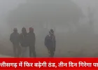 उत्तर-मध्य भारत के मौसम सिस्टम का असर: छत्तीसगढ़ में फिर बढ़ेगी ठंड