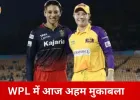 WPL: आज RCB और यूपी वॉरियर्स आमने-सामने, जीत की लय बनाए रखने उतरेगी बेंगलुरु