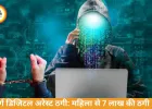 दुर्ग डिजिटल अरेस्ट ठगी: बुजुर्ग महिला से 7 लाख की ठगी