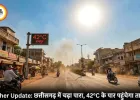CG Weather Update:छत्तीसगढ़ में चढ़ा पारा, 42°C के पार पहुंचेगा तापमान