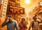 छत्तीसगढ़ में गर्मी का प्रकोप तेज, राजनांदगांव में 43°C तापमान; कई इलाकों में हीटवेव का अलर्ट